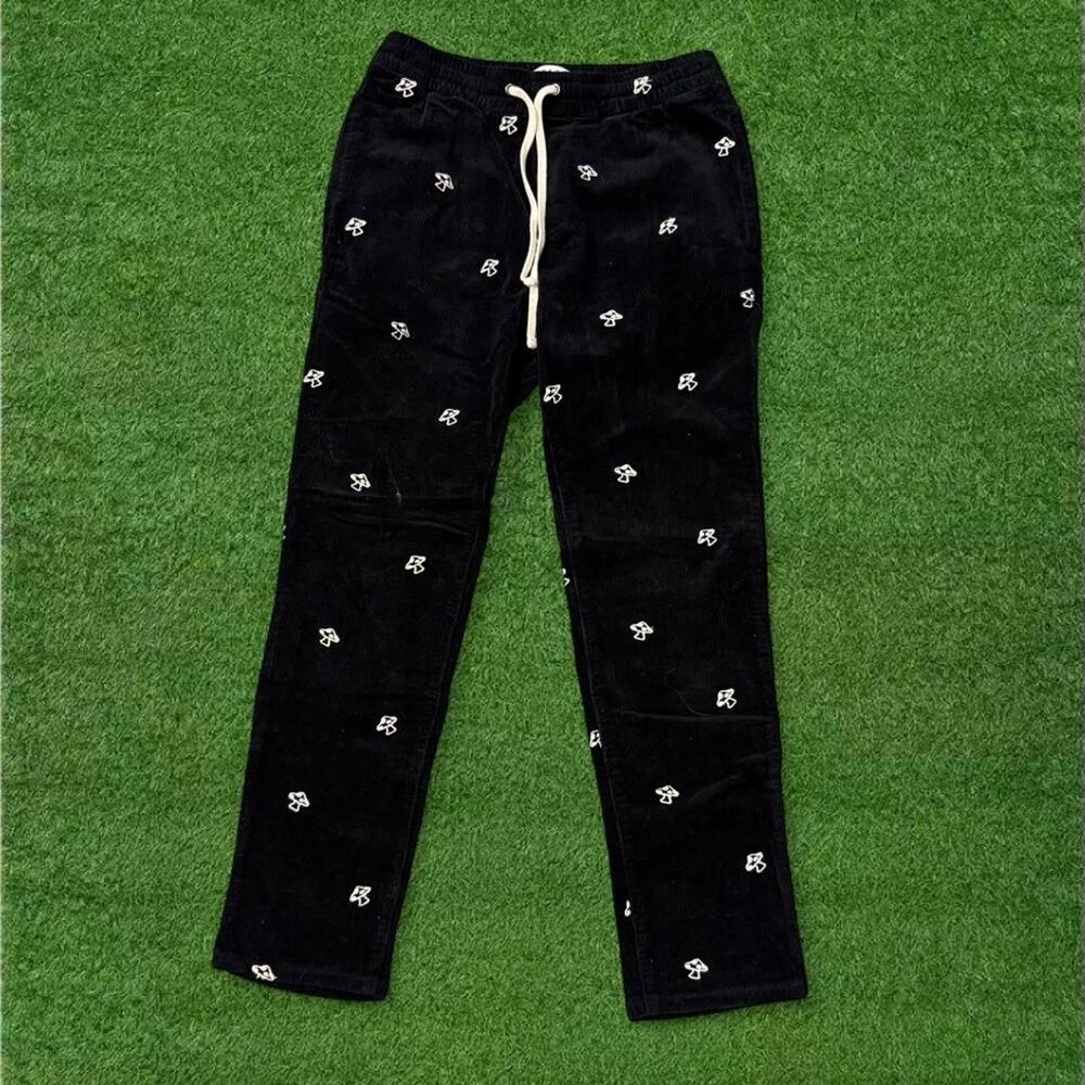 Pacsun Men's Black and Navy Trousers